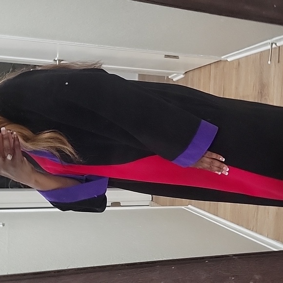 VTG | Vanity Fair Color Block House Dress - Picture 6 of 12